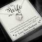 To My Wife - I Don't Need The Whole World - Forever Love Necklace