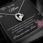 To My Mom - For All The Times - Forever Love Necklace