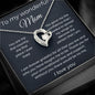 To My wonderful Mom - You Are My First Country - Forever Love Necklace