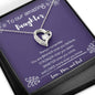 To Our Amazing Daughter - Always Remember - Forever Love Necklace