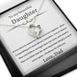 To My Beautiful Daughter - If Ever - Forever Love Necklace