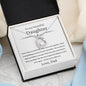 To My Beautiful Daughter - If Ever - Forever Love Necklace