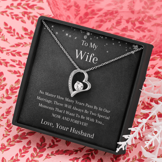 To My Wife - No Matter - Forever Love Necklace