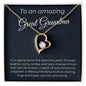 To An Amazing Great Grandma - A Special Bond - Forever Love Necklace