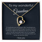 To My Wonderful Grandma - One Thing In Life - Forever Love Necklace