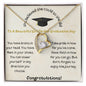 To A Beautiful Girl On Her Graduation Day - Forever Love Necklace