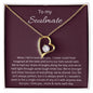 To My Soulmate - I Love You More Each Day - Forever Love Necklace