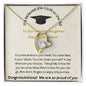 To Our Amazing Daughter - Happy Graduation - Forever Love Necklace