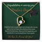 Congratulations On Receiving Your Master's Degree - Forever Love Necklace