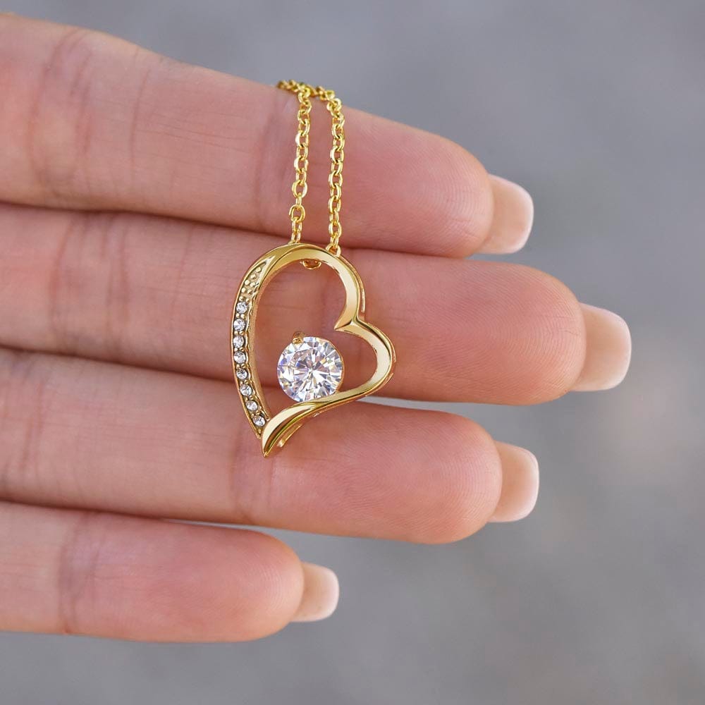 To My Beautiful Wife - The Day I Met You - Forever Love Necklace