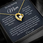 To My Loving Mom - God Could Not Be Everywhere - Forever Love Necklace