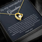 To My Wonderful Grandma - Distance Never Separates - Forever Love Necklace