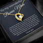 To My Wonderful Bonus Mom - Family Isn't Always Blood - Forever Love Necklace