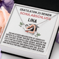 Gratulation Zu Deinem Schulabschluss - Interlocking Hearts Necklace
