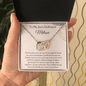 To My Son's Girlfriend - The First Time - Interlocking Hearts Necklace