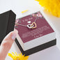 To My Aunt - I Love You - Interlocking Hearts Necklace