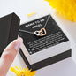 Mama To An Angel - You Are Never Alone - Interlocking Hearts Necklace