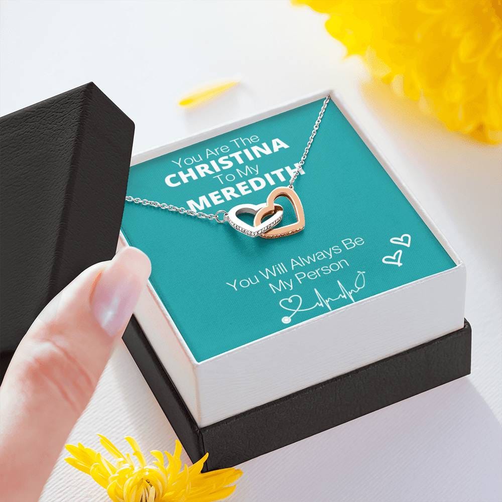 You Are The Christina To My Meredith Necklace