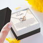 To My Daughter - I Will Carry You Always - Interlocking Hearts Necklace