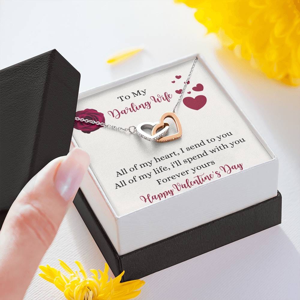 To My Darling Wife - All Of My Heart - Happy Valentines Day