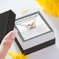 Arbeitskollegin Definition - Interlocking Hearts Necklace