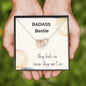 Badass Bestie - They Hate Us - Interlocking Hearts Necklace