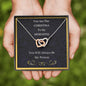 You Are The Christina To My Meredith - Interlocking Hearts Necklace