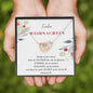 Frohe Weihnachten - Denke Immer Daran - Interlocking Hearts Necklace