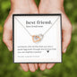 Best Friend Definition - Interlocking Hearts Necklace