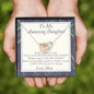 To My Amazing Daughter - If They Whisper To You - Interlocking Hearts Necklace