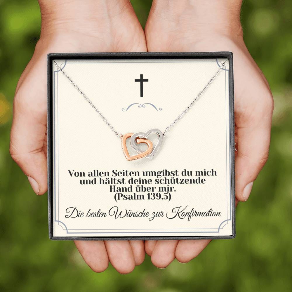 Die Besten Wünsche Zur Konfirmation - Interlocking Hearts Necklace