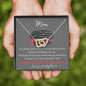 Thank You For Walking This Line With Me - Interlocking Hearts Necklace