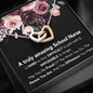 A Truly Amazing School Nurse - Interlocking Hearts Necklace