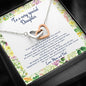 To A Very Special Daughter - From The Day - Interlocking Hearts Necklace