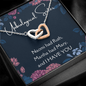 Unbiological Sister - Interlocking Hearts Necklace