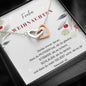 Frohe Weihnachten - Denke Immer Daran - Interlocking Hearts Necklace