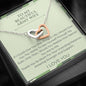 To My Beautiful Army Wife - If I Could - Interlocking Hearts Necklace