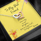 To My Best Friend - Interlocking Hearts Necklace