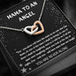 Mama To An Angel - You Are Never Alone - Interlocking Hearts Necklace