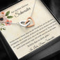 An Meine Kleine Schwester Von Schwester - Denke Immer Daran - Interlocking Hearts Necklace