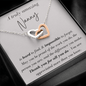 A Truly Amazing Nanny - Interlocking Hearts Necklace