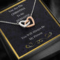 You Are The Christina To My Meredith - Interlocking Hearts Necklace
