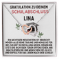 Gratulation Zu Deinem Schulabschluss - Interlocking Hearts Necklace