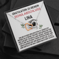 Gratulation Zu Deinem Schulabschluss - Interlocking Hearts Necklace