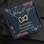 Unbiological Sister - Interlocking Hearts Necklace