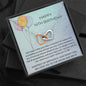 Happy 14th Birthday - We Hope Today - Interlocking Hearts Necklace