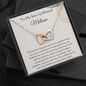 To My Son's Girlfriend - The First Time - Interlocking Hearts Necklace
