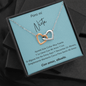 Para Mi Nieta - Interlocking Hearts Necklace