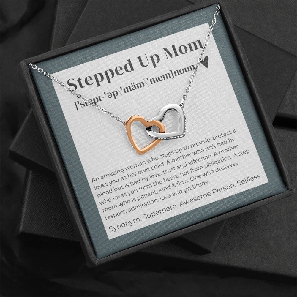 Stepped up store mom necklace