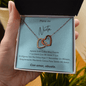 Para Mi Nieta - Interlocking Hearts Necklace
